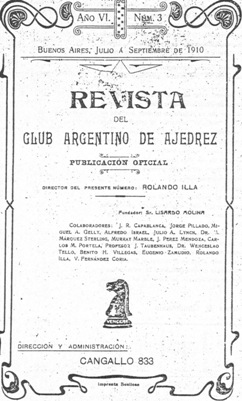 Portada revista del CAA, foto gentileza de Rolando Illa (nieto)